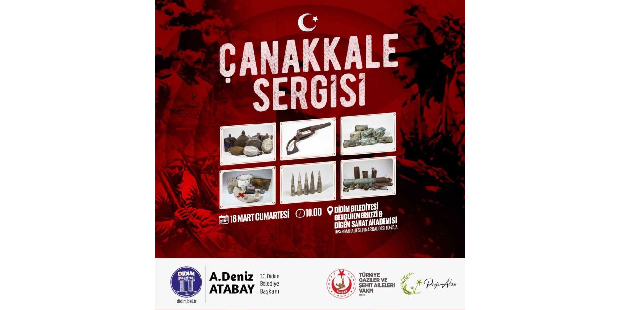 Didim Belediyesi, Çanakkale Sergisi’ne ev sahipliği yapacak