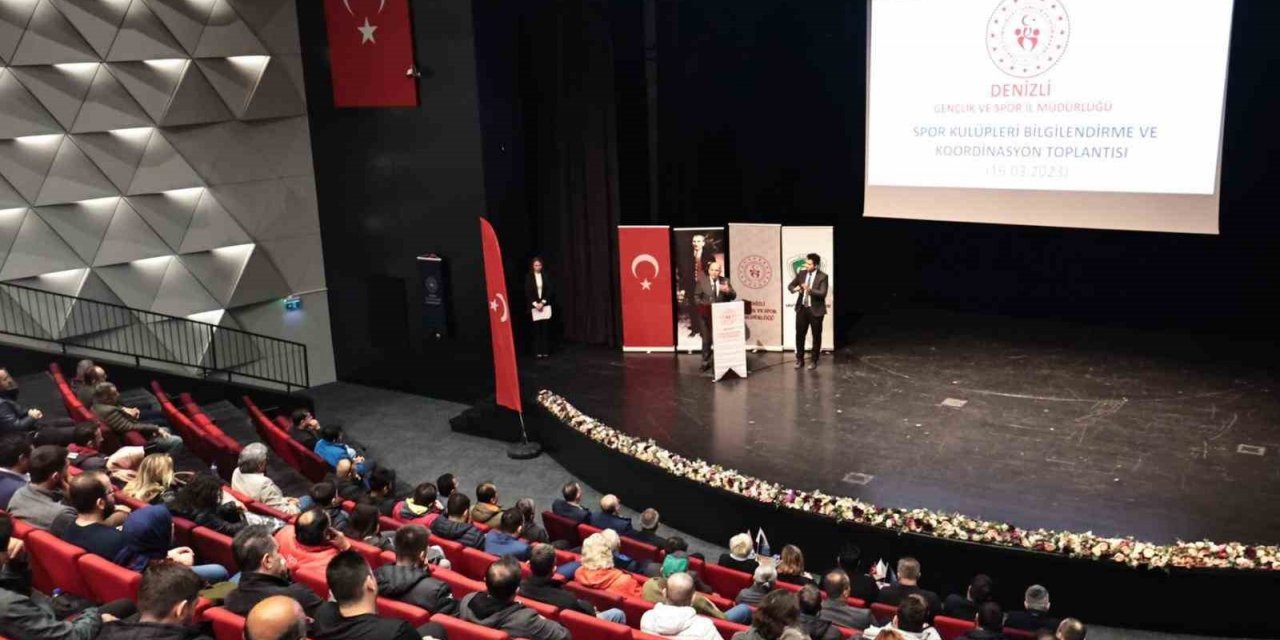 Denizli’de spor kulüpleri bilgilendirildi