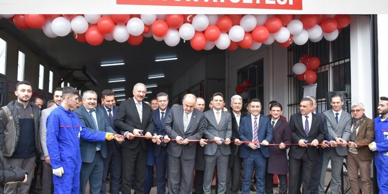Çiftlikköy’de Motorlu Araçlar Teknolojisi Atölyesi açıldı