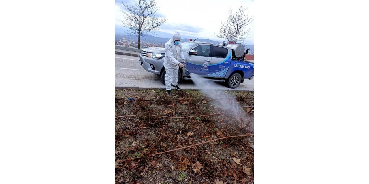 Elazığ’da  ilaçlama çalışmaları sürüyor