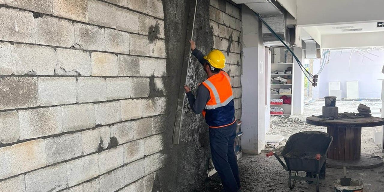 Dulkadiroğlu Gençlik Merkezinin yaraları sarılıyor