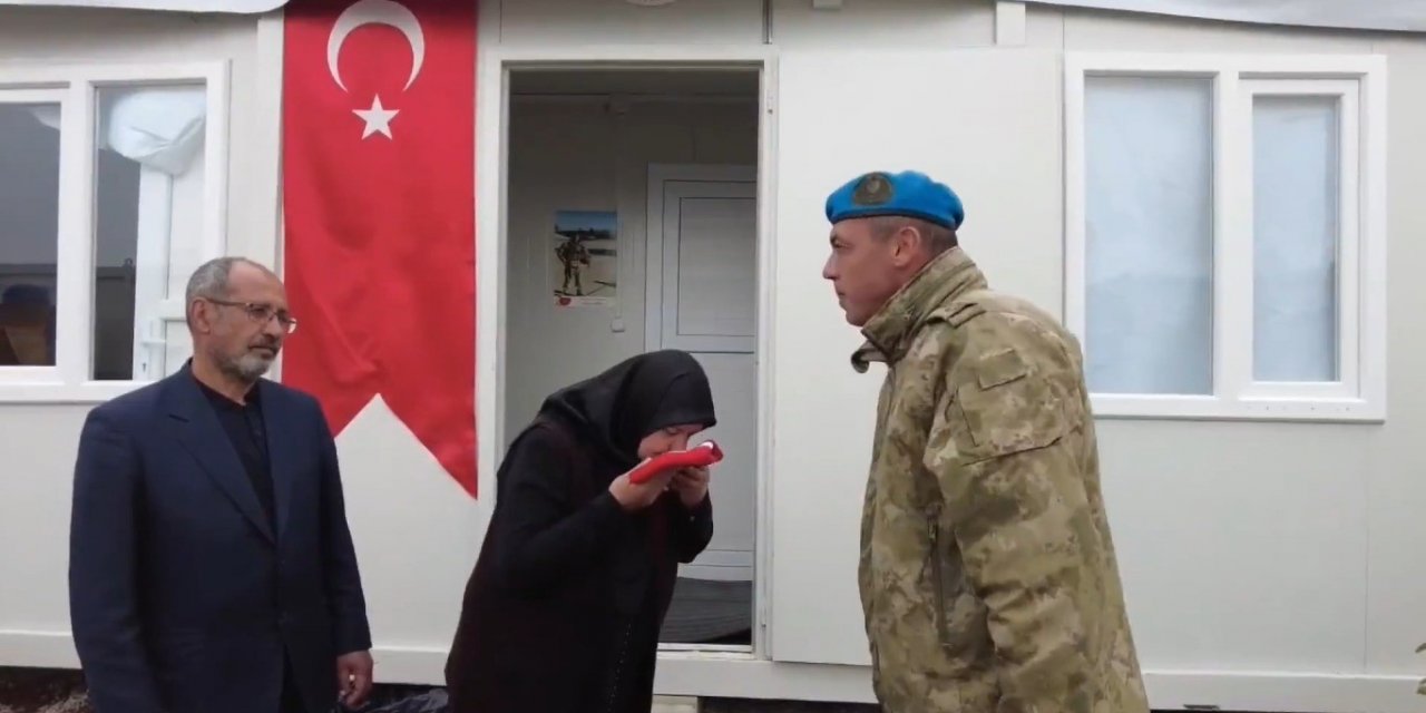 Mehmetçik’ten Şehit Piyade Üsteğmen Serkan Erkuş’un Malatya’da yaşayan ve depremden etkilenen ailesine anlamlı ziyaret