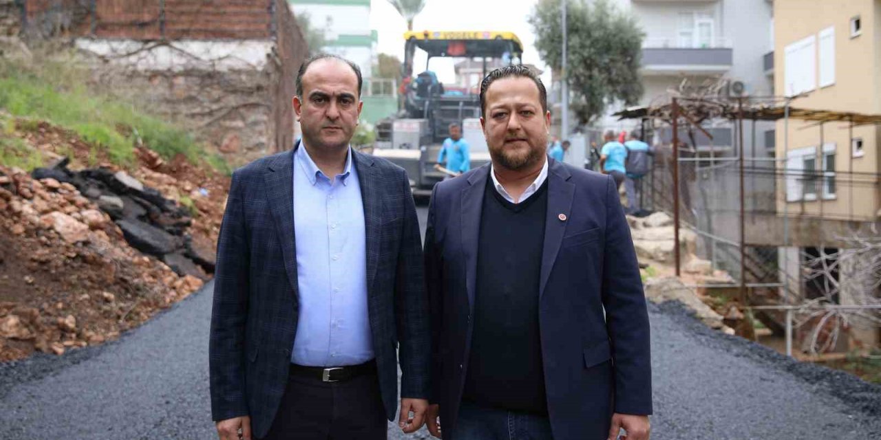 Başkan Yardımcısı Fevzi Alaettinoğlu asfalt çalışmalarını yerinde inceledi
