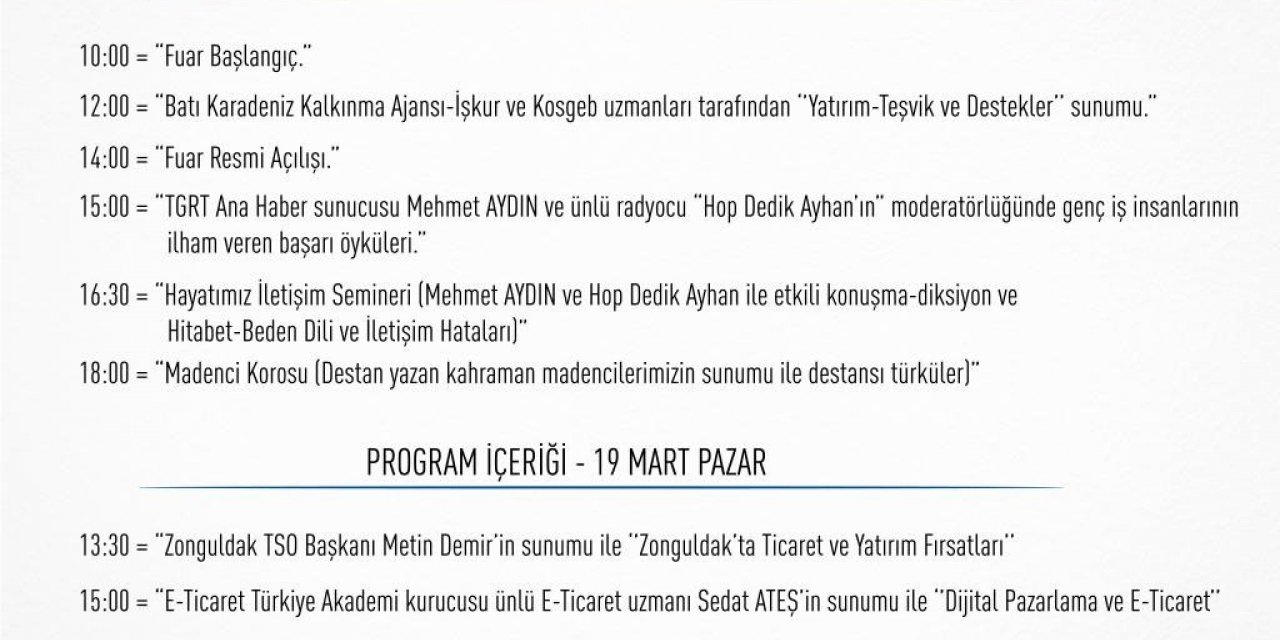 Zonguldak, ticarete bu fuar ile doyacak