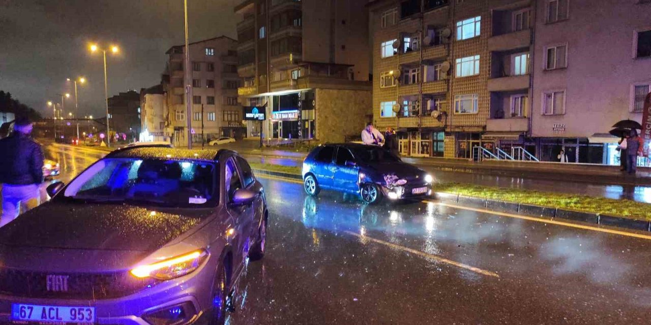 Ereğli’de yağış kazayı beraberinde getirdi