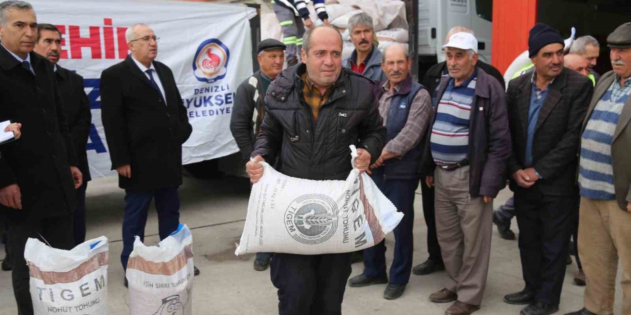 Çamelili çiftçilere tohum desteği sürüyor