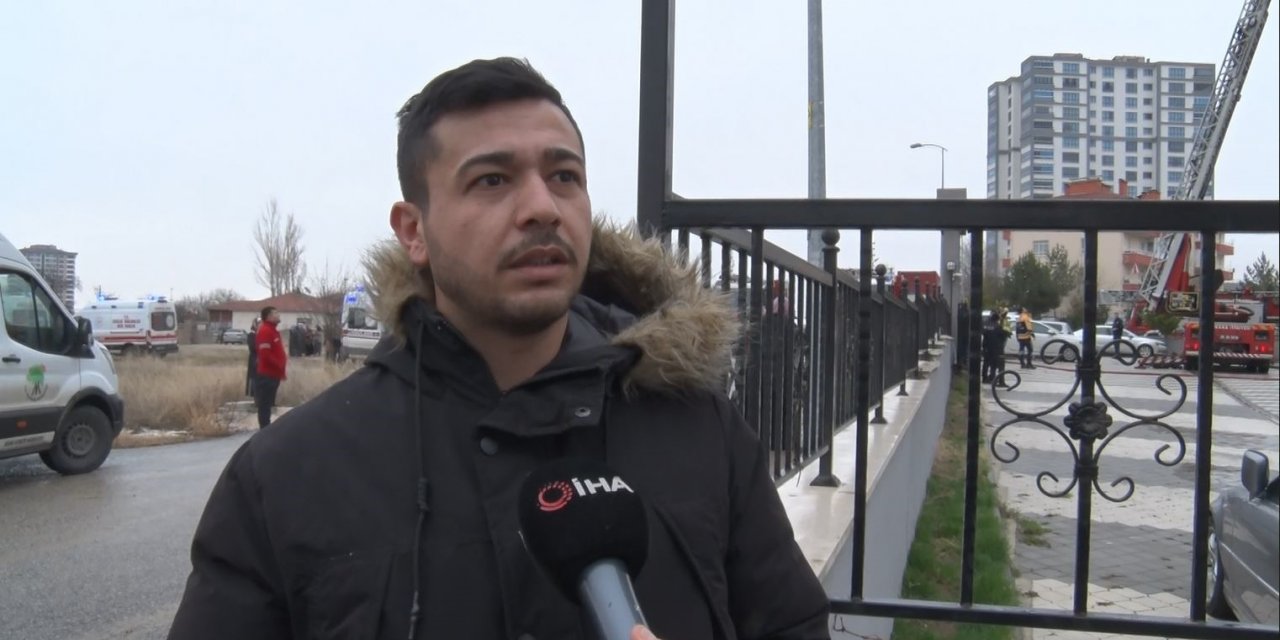 Elektrik arızasından çıkan yangında 14 kişi dumandan etkilendi