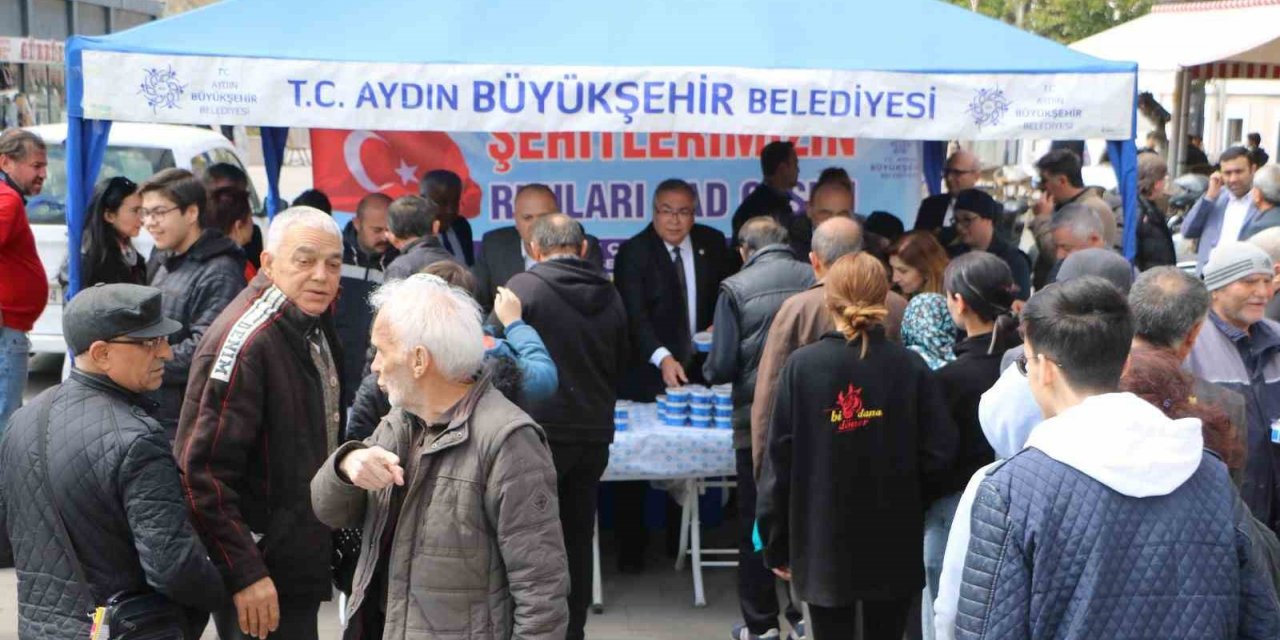 Aydın Büyükşehir Belediyesi’nden şehitler için helva hayrı