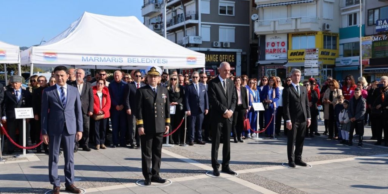 Marmaris’te Çanakkale Zaferi törenlerle kutlandı