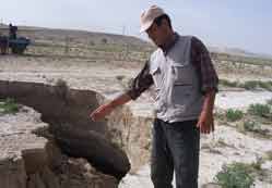 Karapınar'da yeni bir obruk oluştu