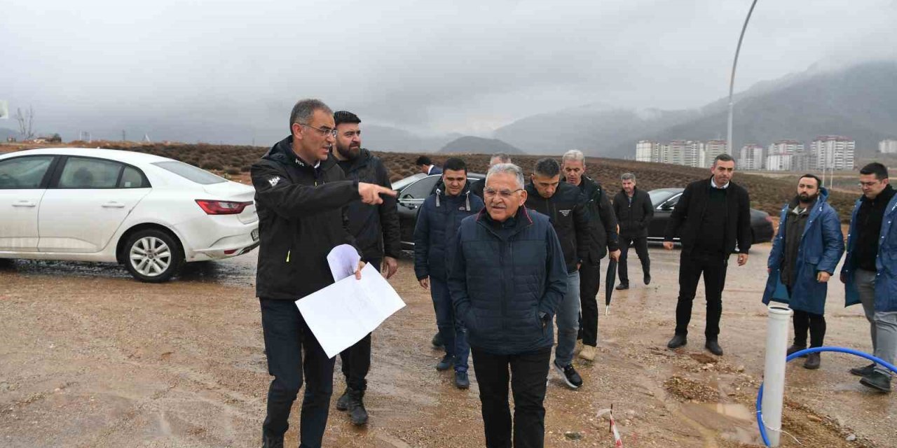 Başkan Büyükkılıç’tan Elbistan’da Kurulacak Modern Kentte İnceleme