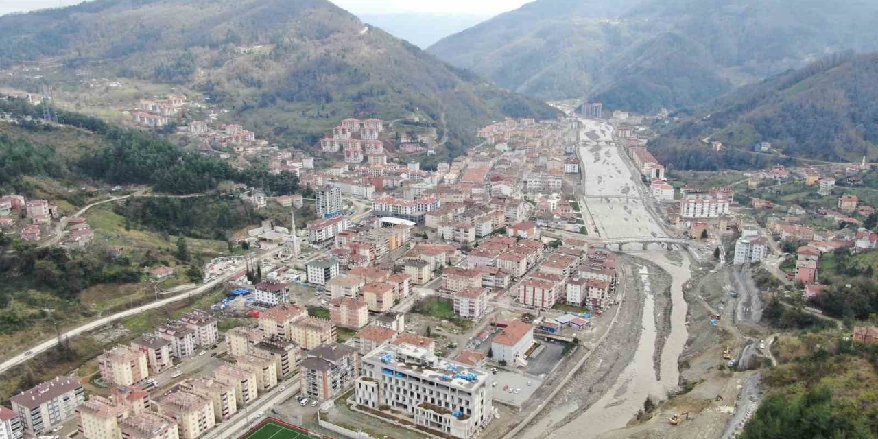 Sel felaketinde yüzde 80’i hasar gören Bozkurt’ta üst yapı çalışmalarına başlanıyor