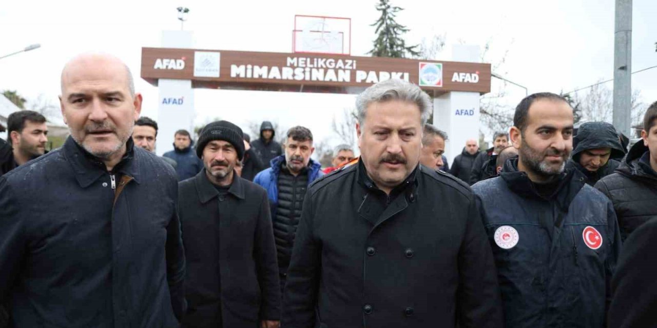 Başkan Palancıoğlu, Bakan Soylu ile Çarşıda İnceleme Yaptı