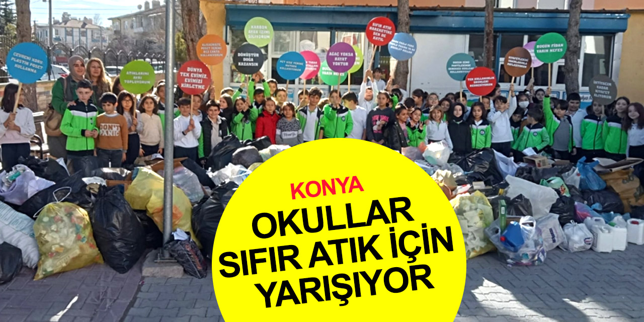 Konya Selçuklu’da 'sıfır atık' bilinci eğitimlerle artırılıyor! Okullar Sıfır Atık İçin Yarışıyor başvuruları sürüyor