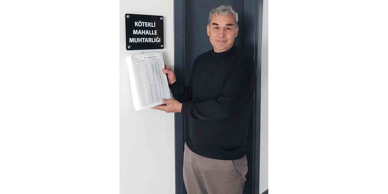 Seçmen listeleri askıya çıkarıldı