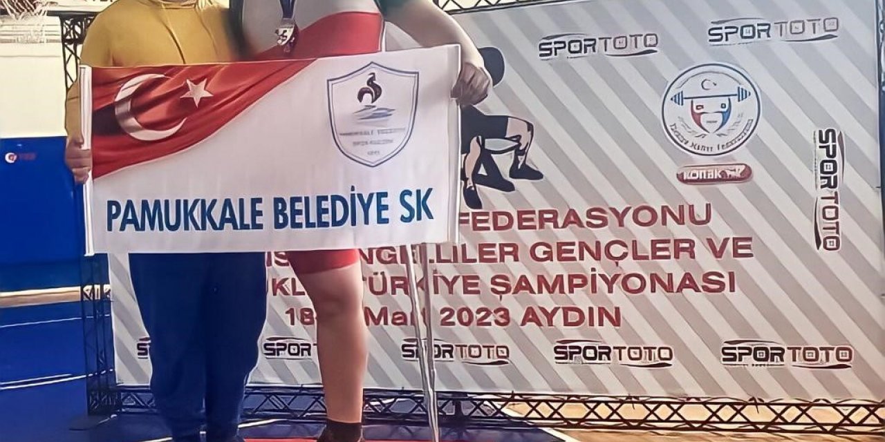 Denizlili halterci Türkiye Şampiyonu oldu