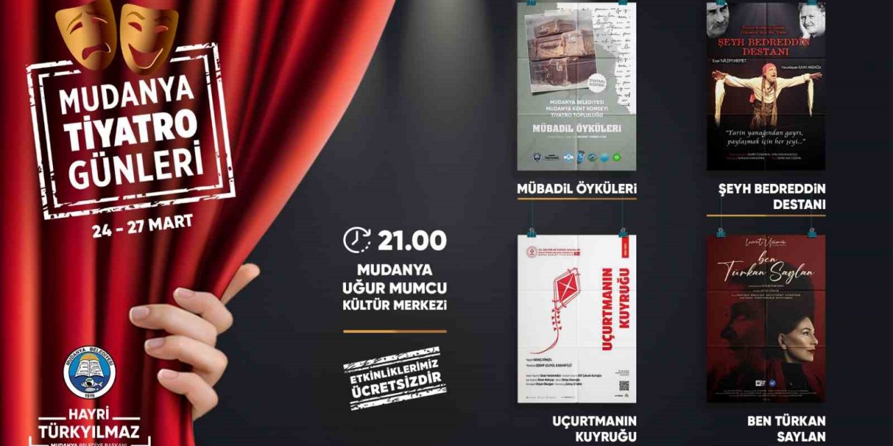 Mudanya tiyatro günleri başlıyor