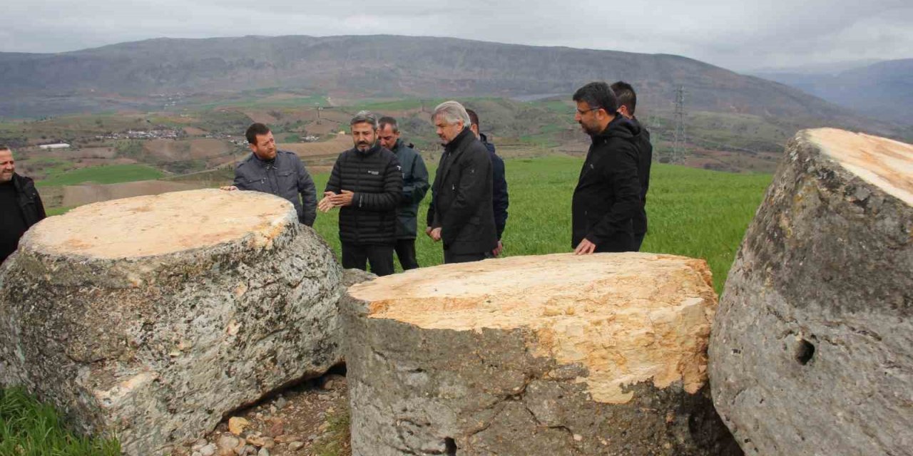 Depremde devrilen 2 bin 43 yıllık sütun Nisan ayında yeniden ayağa kalkacak