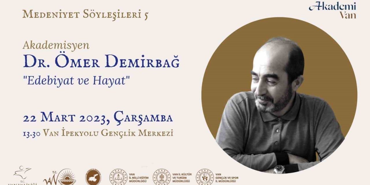 Van Büyükşehir Belediyesinden “Edebiyat ve Hayat” söyleşisi