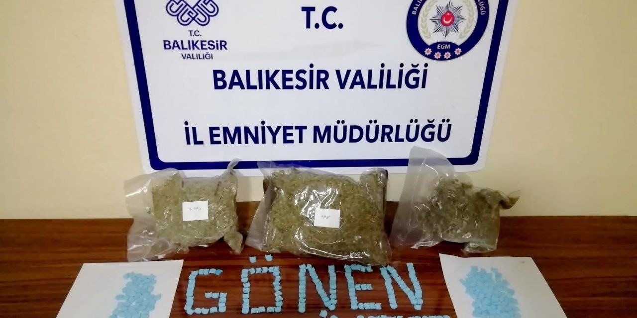 Gönen’de uyuşturucu operasyonunda 2 kişi tutuklandı