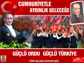 Org. Koşaner de önce "Güçlü ordu" dedi