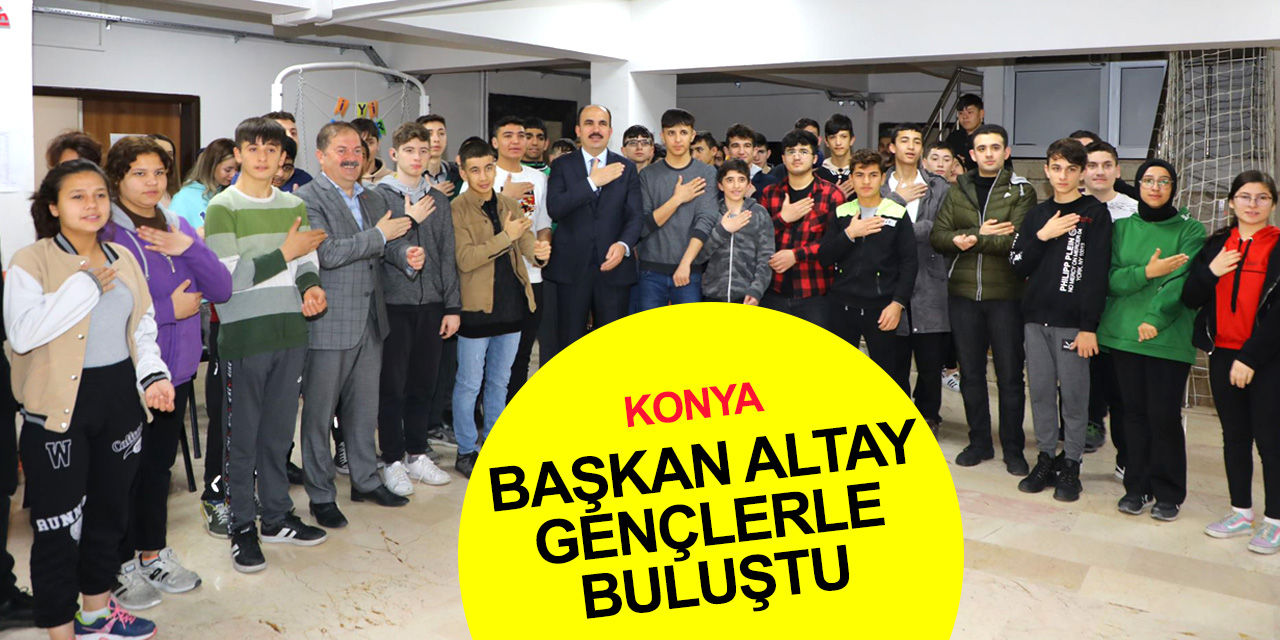 Başkan Altay, 134 yıldır hizmet veren Tarihi Konya Lisesi Konferans ve Spor Salonu inşaatını inceledi