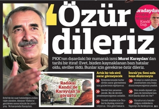 Hata yaptık, özür dileriz