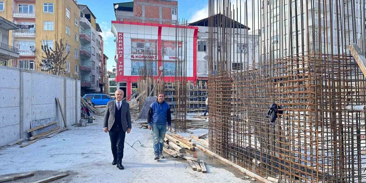 Suluova Yaşam Merkezi inşaatı yükselmeye başladı