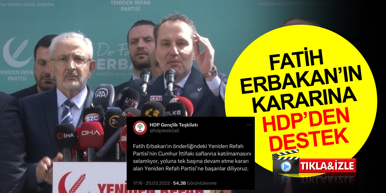 YRP yoluna tek başına devam etme kararı aldı! Fatih Erbakan adaylık başvurusu yaptı