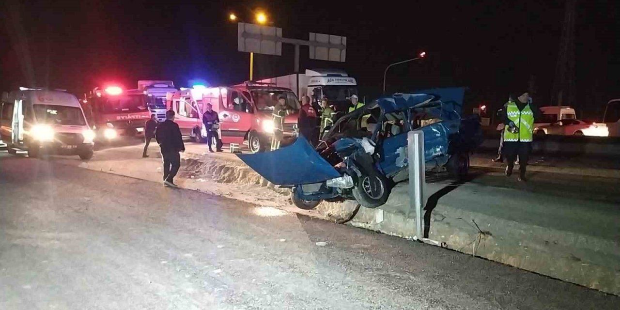 Otomobil ile tır çarpıştı: 1 ölü, 3 yaralı