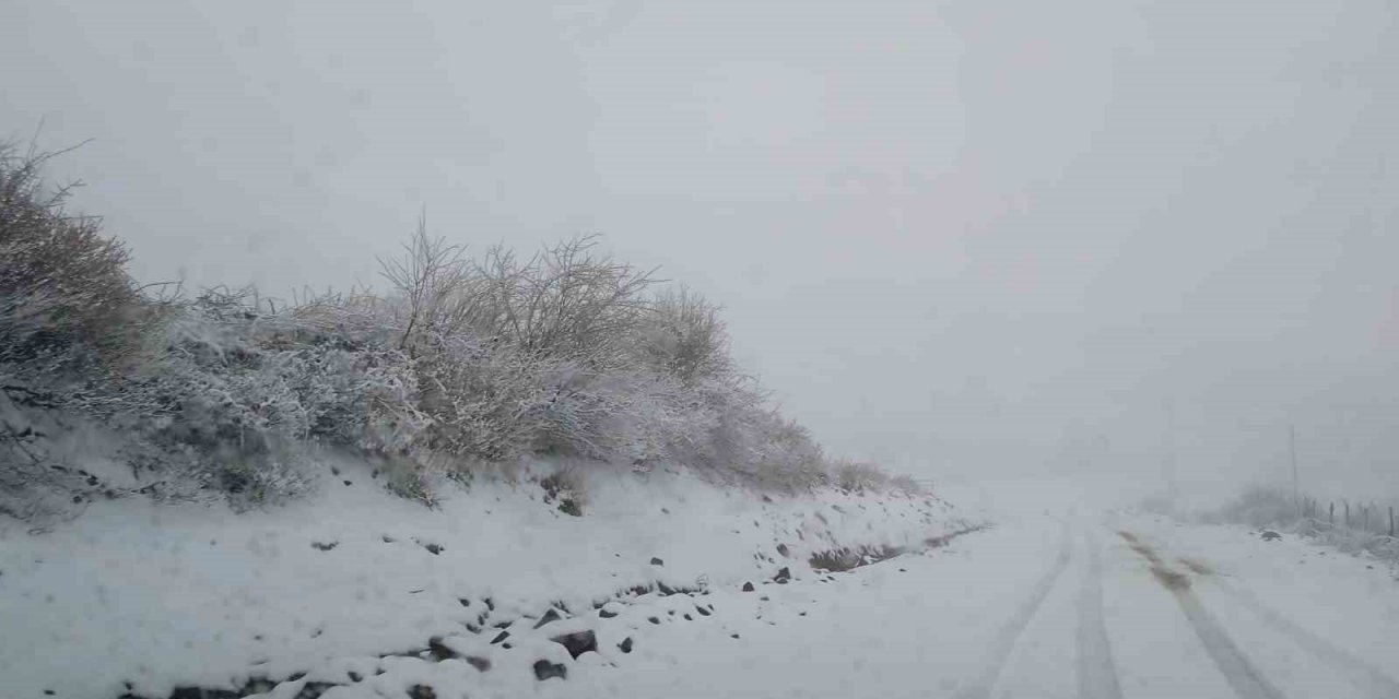 Ordu’nun yüksek kesimleri karla kaplandı