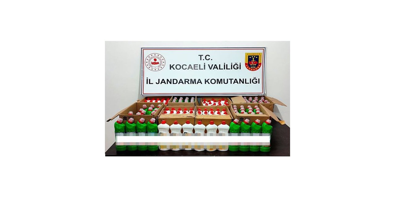 Kocaeli’de binlerce sahte deterjan ele geçirildi