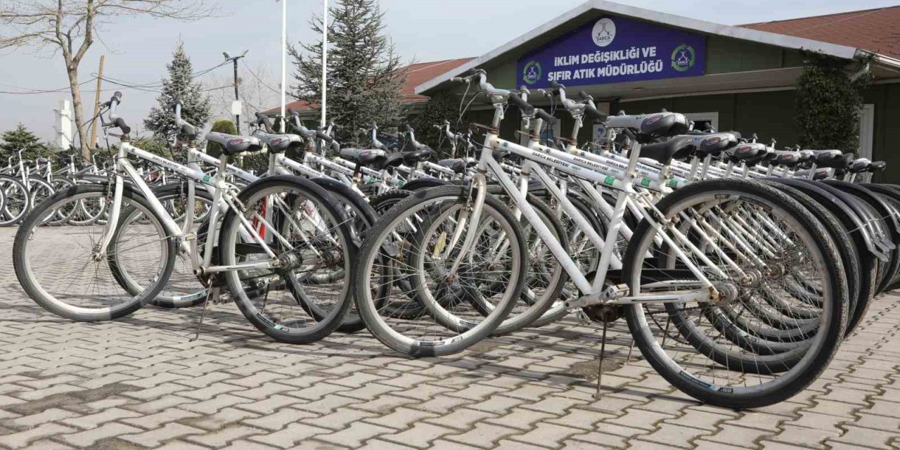Atıl bisikletler çocuklar için geri dönüştürülüyor