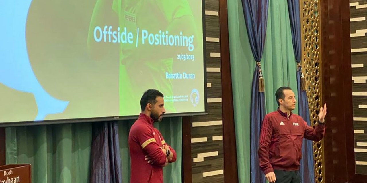 Bahattin Duran, Suudi Arabistan’da hakemlere eğitim verdi