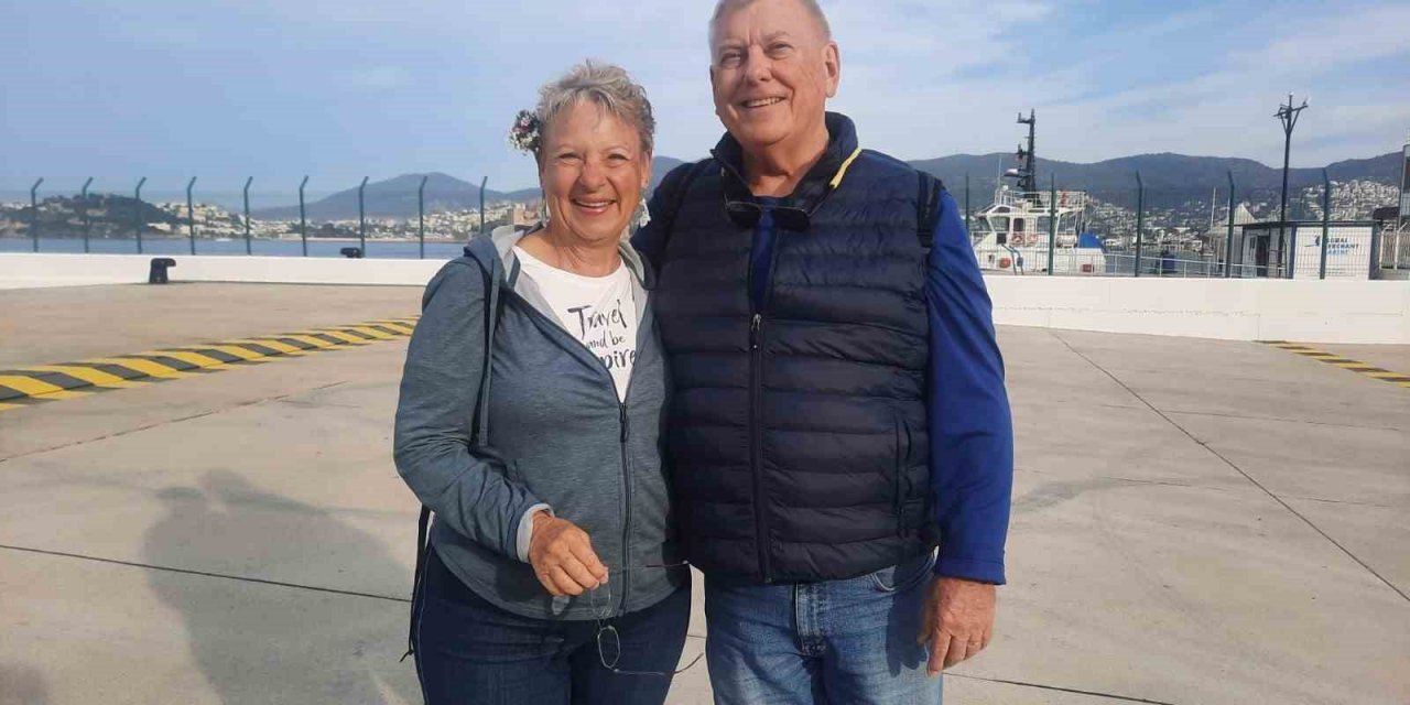 Bodrum’a sezonun ilk gemisi geldi