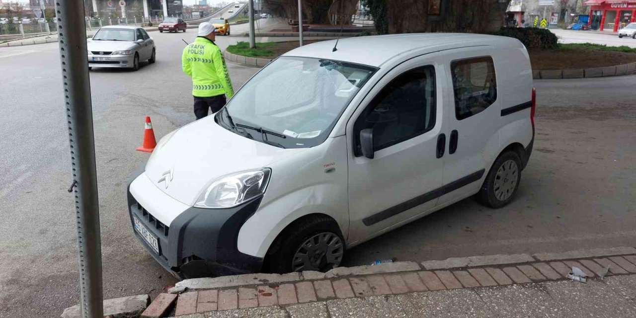 Samsun’da trafik kazası: 2 yaralı
