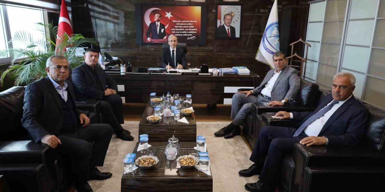 Yeni Rektör’e hayırlı olsun ziyareti