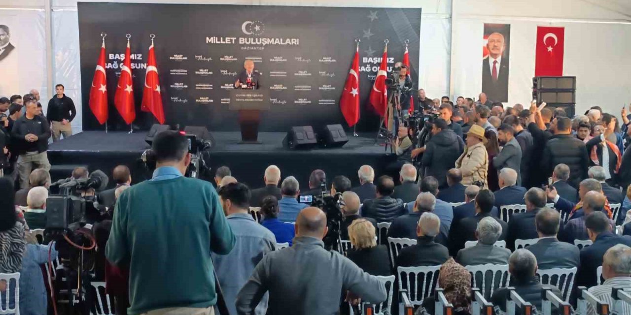 Cumhurbaşkanı adayı Kılıçdaroğlu Gaziantep’te konuştu