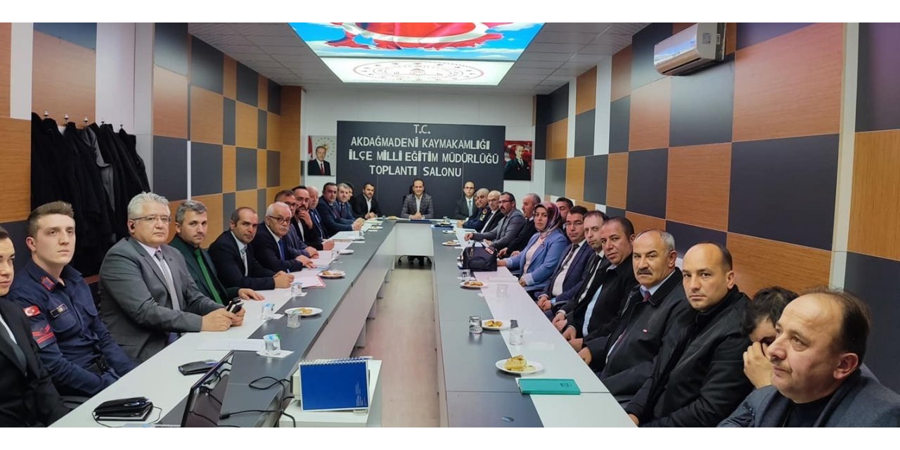 Akdağmadeni’nde seçim güvenliği toplantısı yapıldı