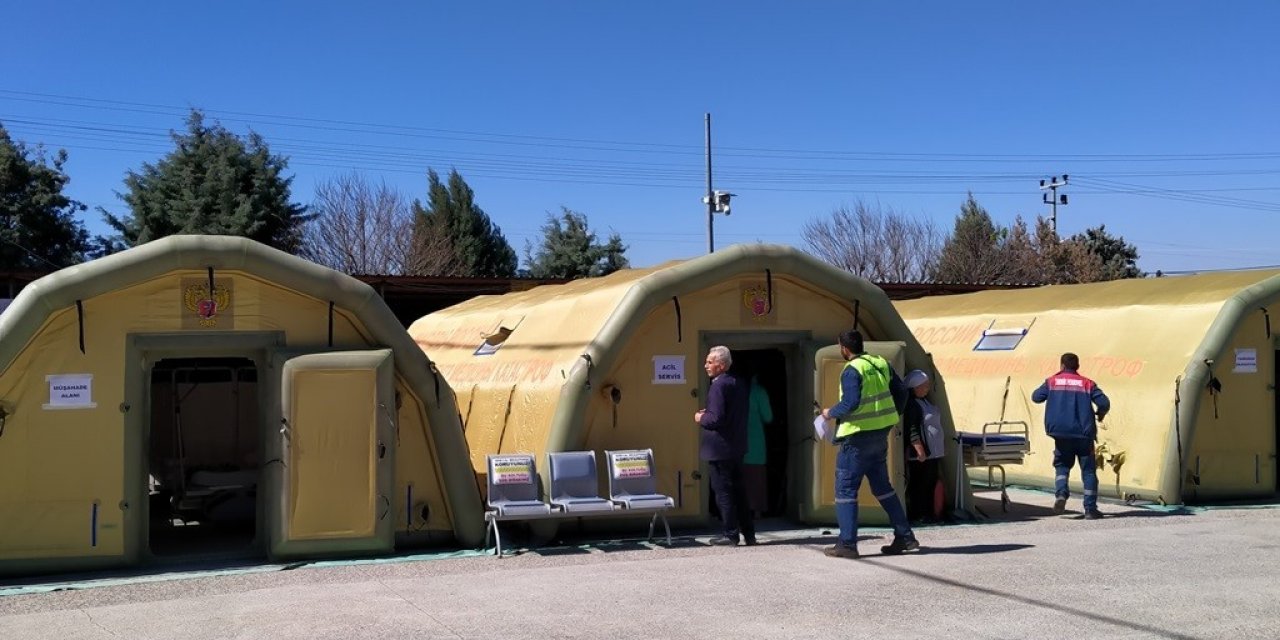 Rusya Federasyonu, Erzin’e seyyar hastane kuruyor