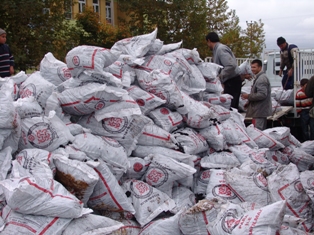 Bin 875 aileye kömür yardımı