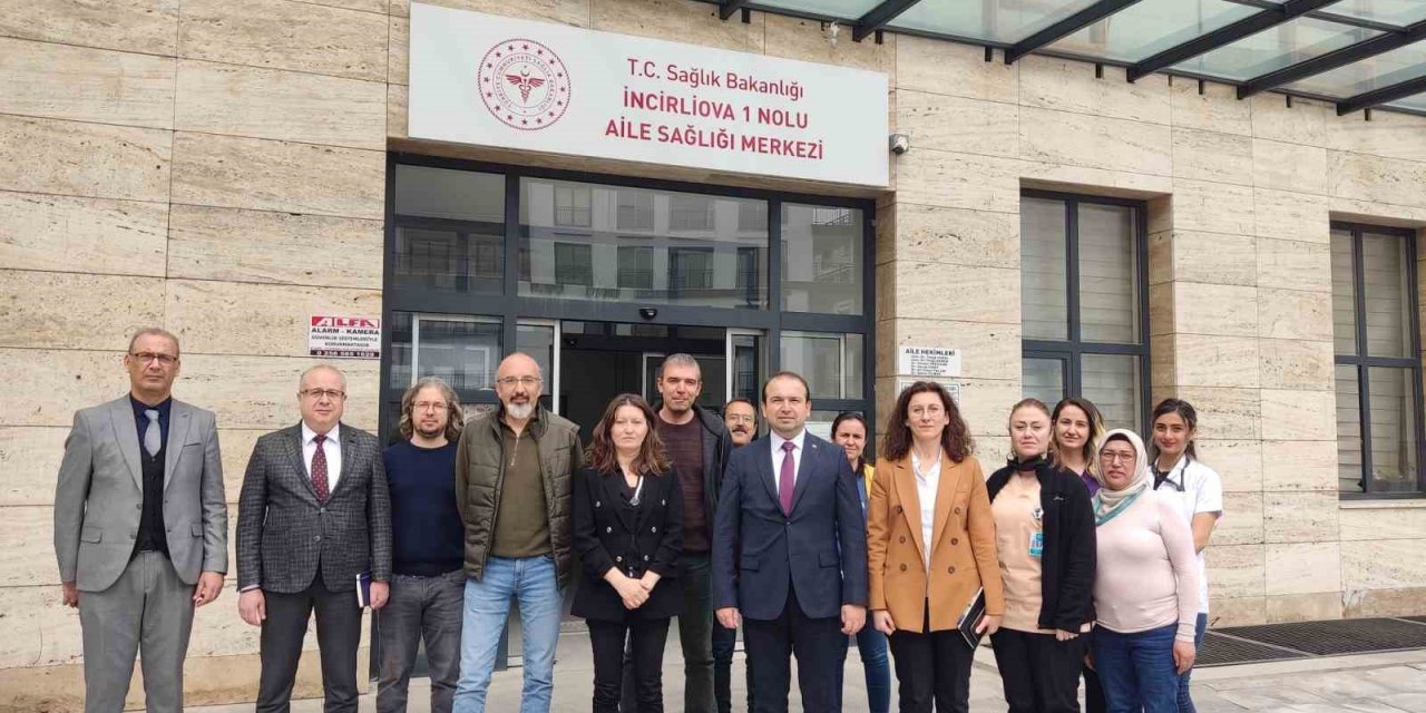 Aydın İl Sağlık Müdürü Şenkul İncirliova’daki sağlık çalışmalarını yerinde inceledi