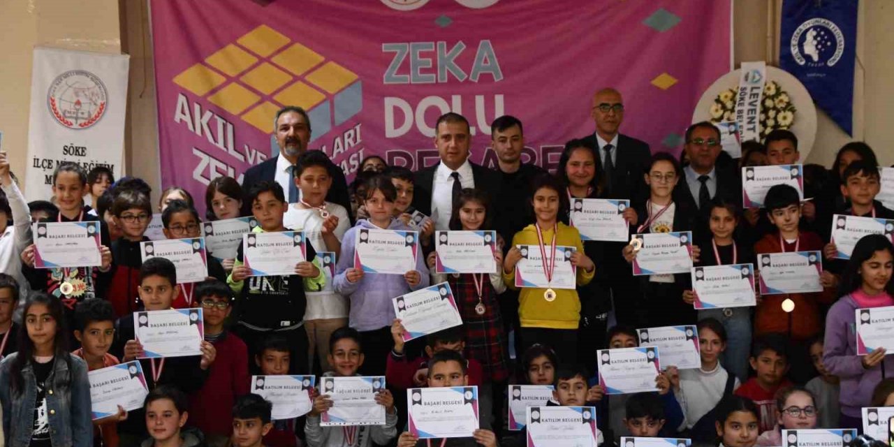 Söke’de akıl ve zeka oyunları ilçe turnuvası ödül töreni yapıldı