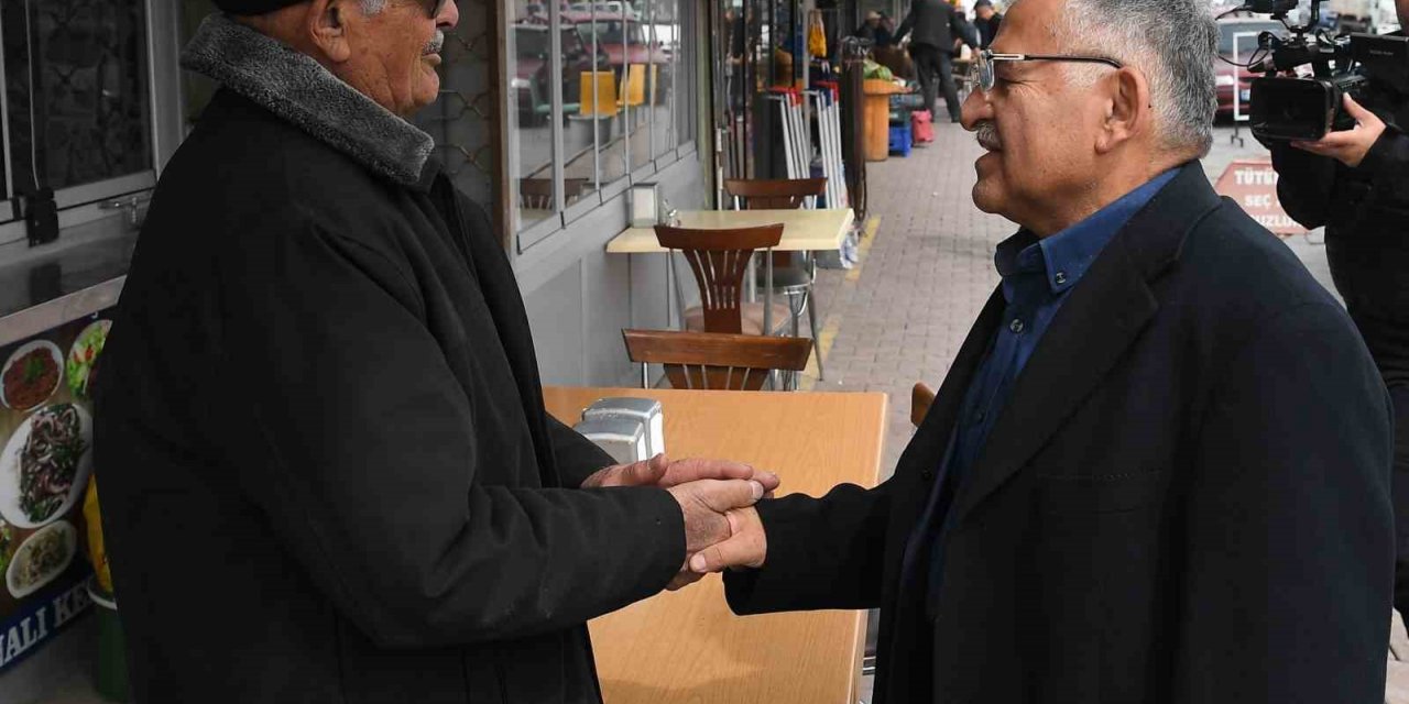 Başkan Büyükkılıç’tan Doğu Garajı esnafına ziyaret