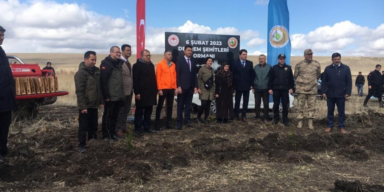 Kars’ta “6 Şubat Deprem Şehitleri Ormanı” oluşturuldu