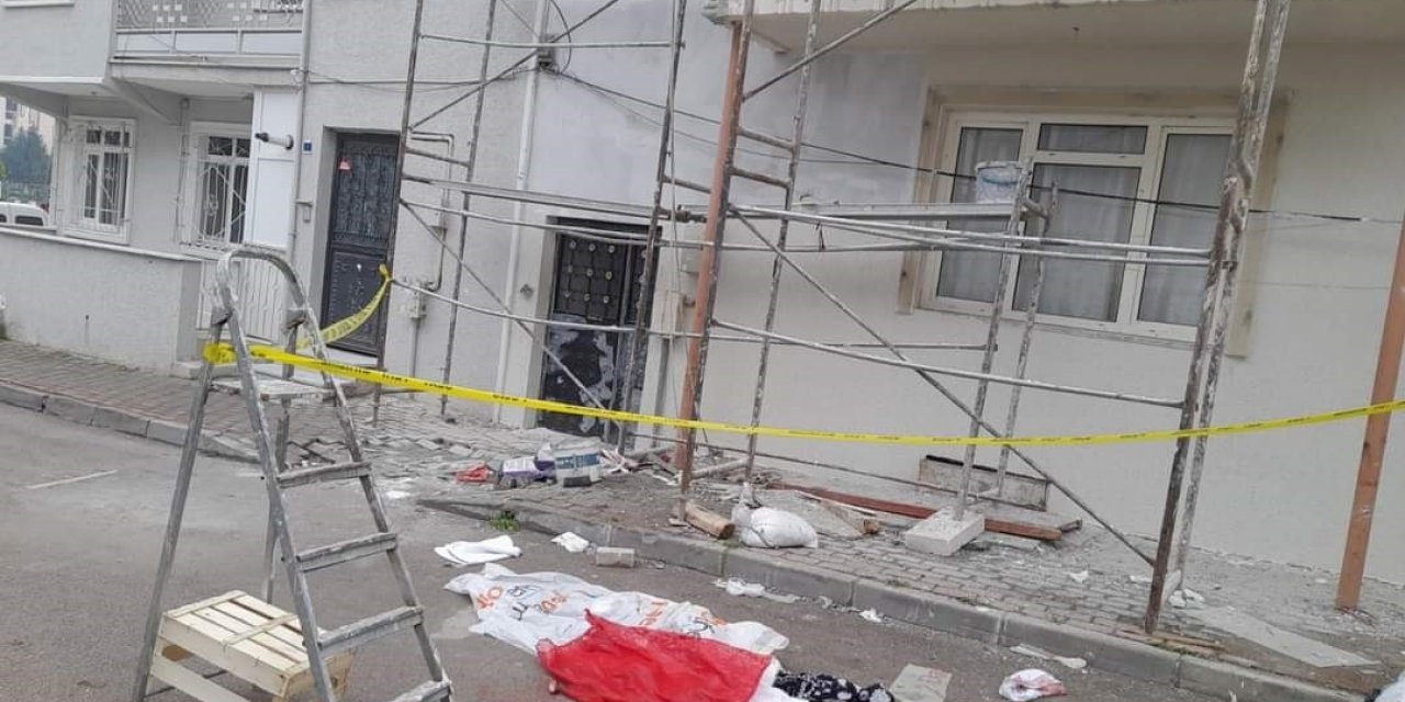 Bursa’da 7 metre yükseklikten düşen boyacı hayatını kaybetti