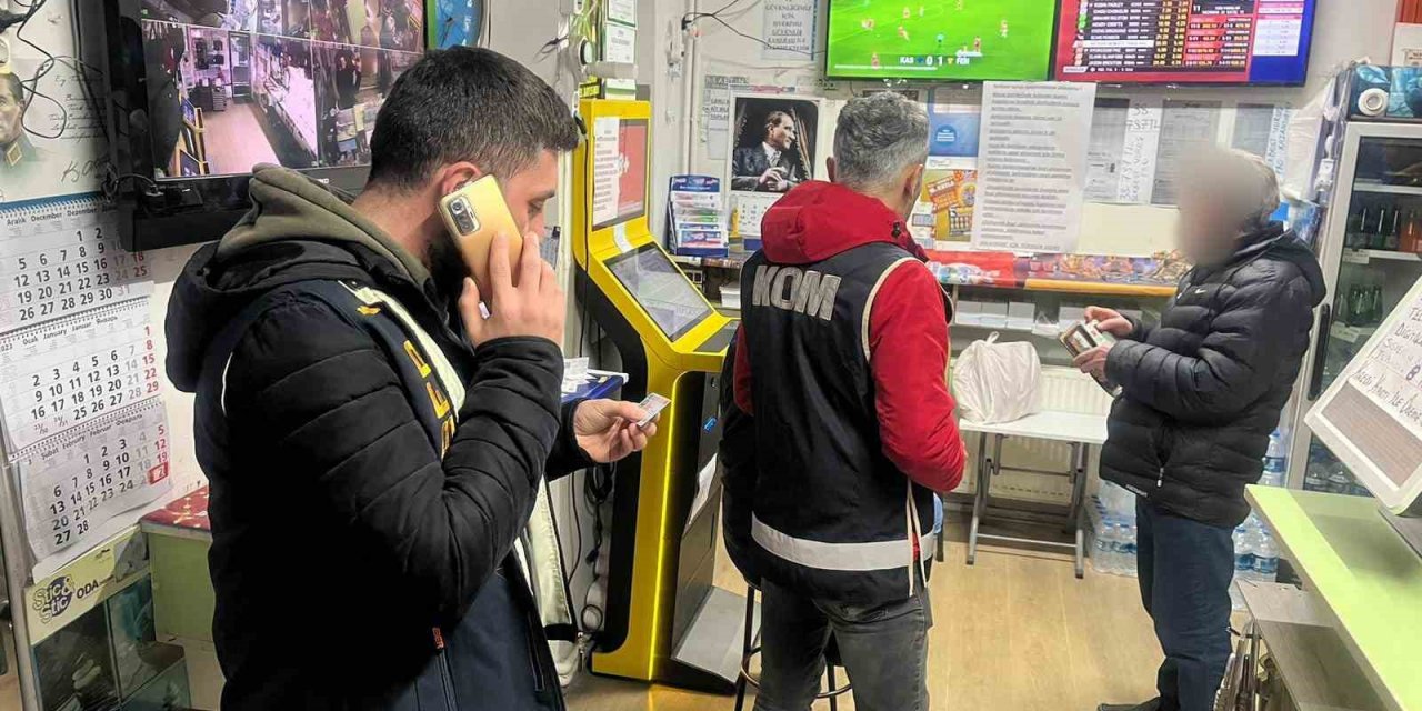 Sinop’ta kumar baskınında 5 kişiye suçüstü