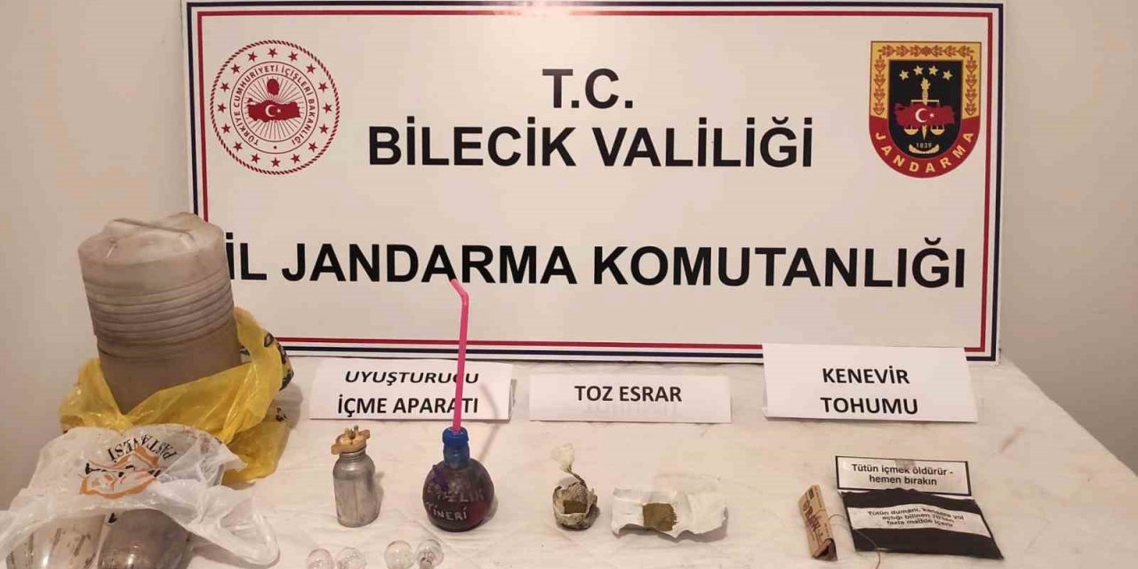 Bilecik’te uyuşturucu operasyonu