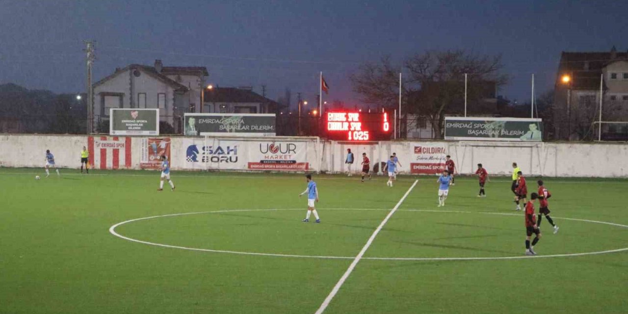 Emirdağspor gol olup yağdı