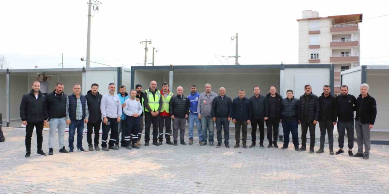 Pazarcık’a 30 konteynerden oluşacak ‘Kocaeli Çarşısı’ yapılıyor